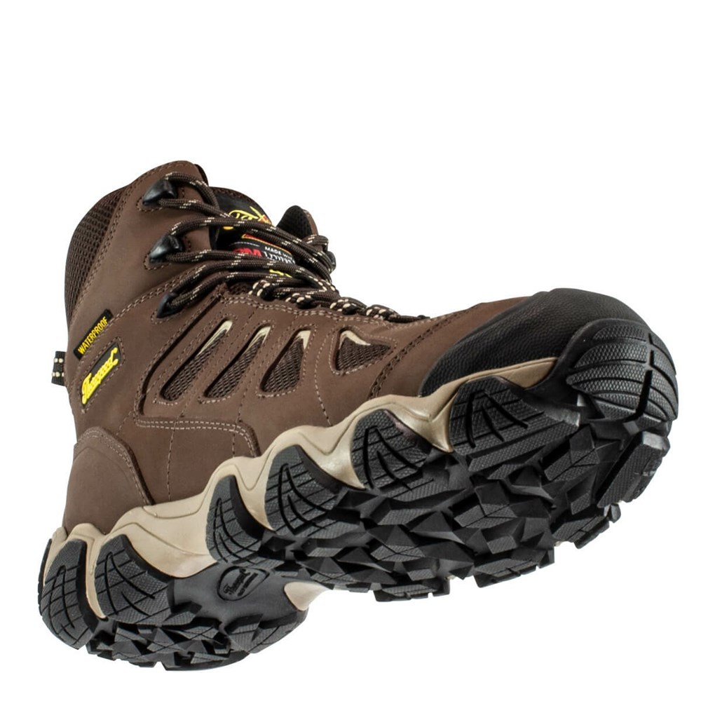 Brown Men's Thorogood Crosstrex Series – 6″ Insulated Waterproof Hiker Hunting Boots | 01245-CFIR