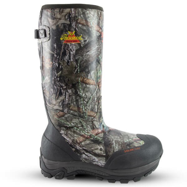 Grey Men\'s Thorogood Infinity Fd Rubber Boots - 17″ Mossy Oak® Break-up Country® Hunting Boots | 73491-BPKE