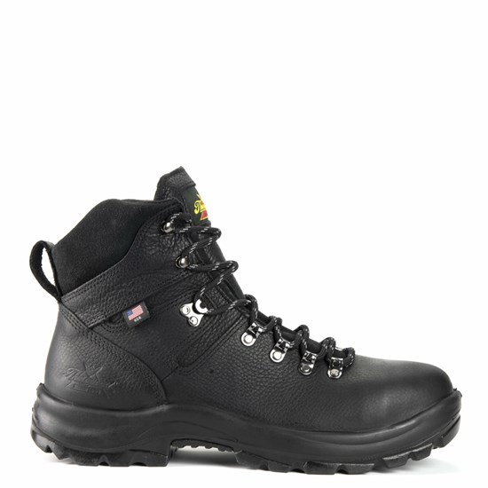 Black Men's Thorogood American Union Series – Waterproof – 6″ Waterproof Work Boots | 48327-YZVS