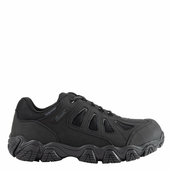 Black Men's Thorogood Crosstrex Series - Bbp Waterproof Oxford Hiker With Safety Toe Uniform Boots | 67392-MURD