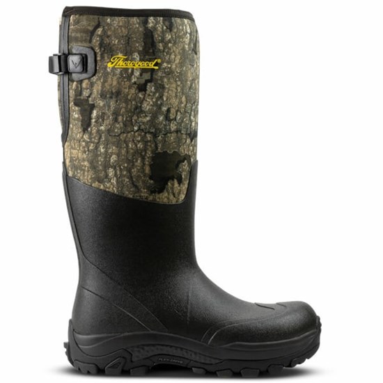 Grey / Black Men's Thorogood Infinity Fd Neoprene Realtree® Timber® Non-insulated Hunting Boots | 71309-DVEA